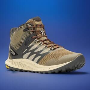 $154 Merrell Men Nova 3 Mid WP Hiking Boots Coyote J500441 Men’s Size 14 New